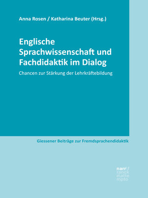 cover image of Englische Sprachwissenschaft und Fachdidaktik im Dialog